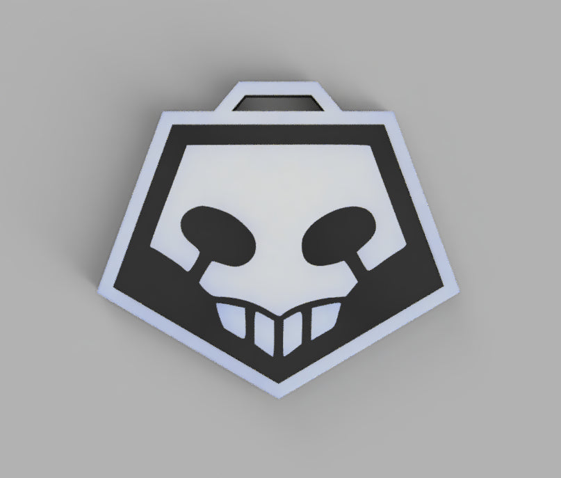 Anime Skull 3D Keychain