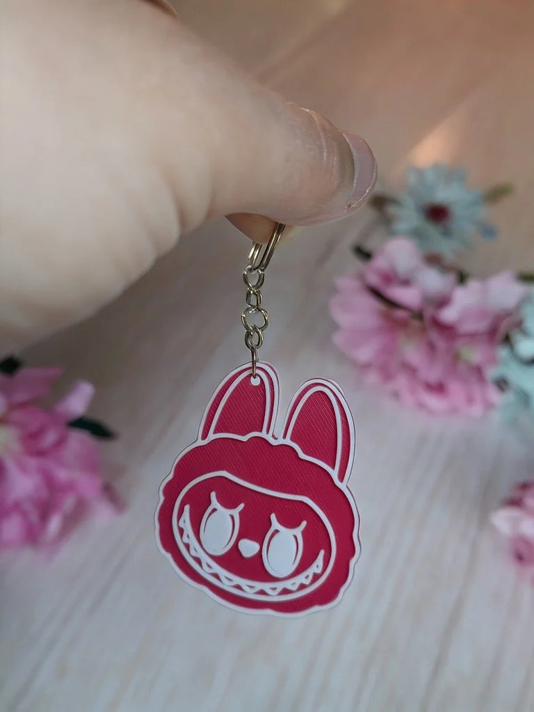 Cute Rabbit 3D Keychain