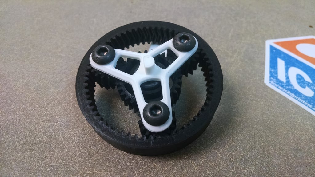 Print-in-Place Stackable Planetary Gear Set